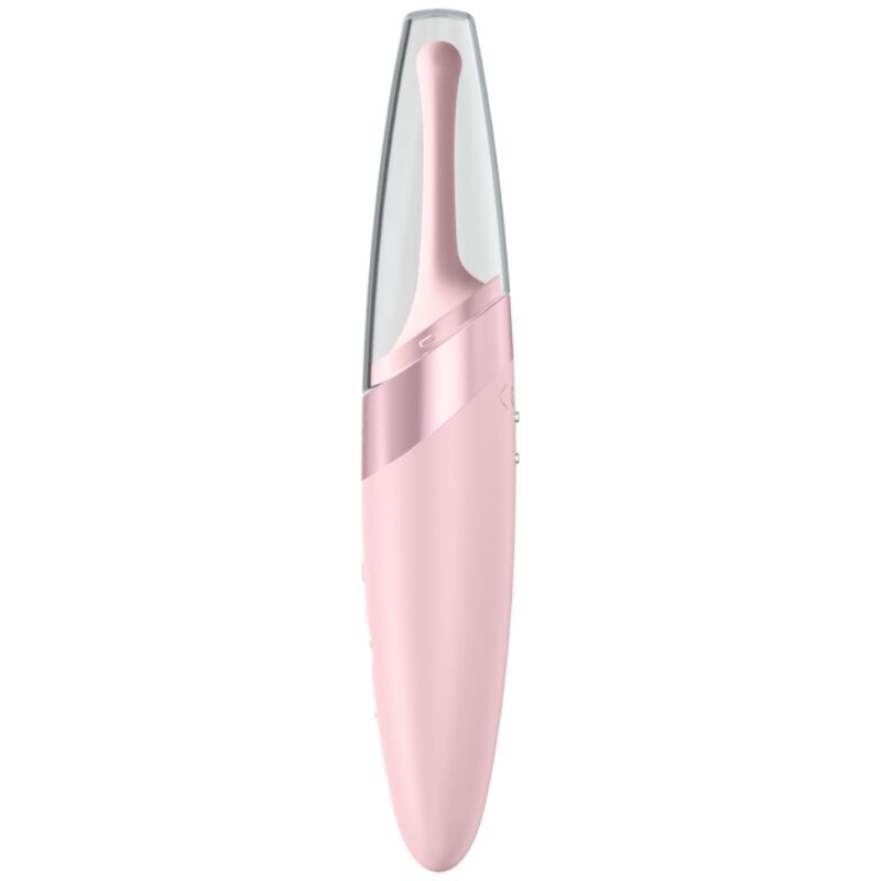 Satisfyer - Vibrador Twirling Delight com ponta de clitóris rosa