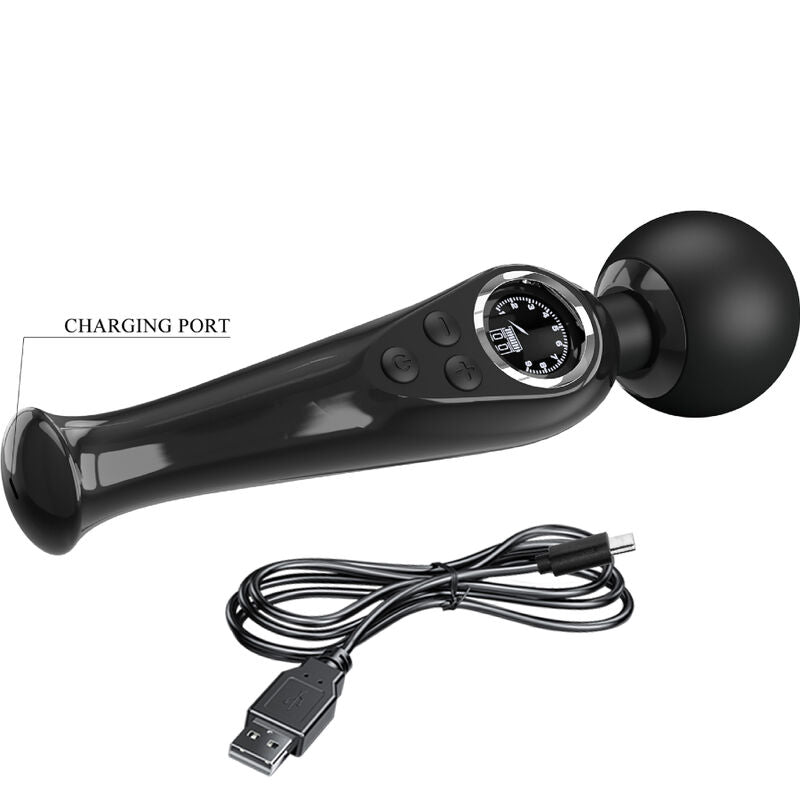 PRETTY LOVE - VIBRADOR SKYLER WAND PRETO