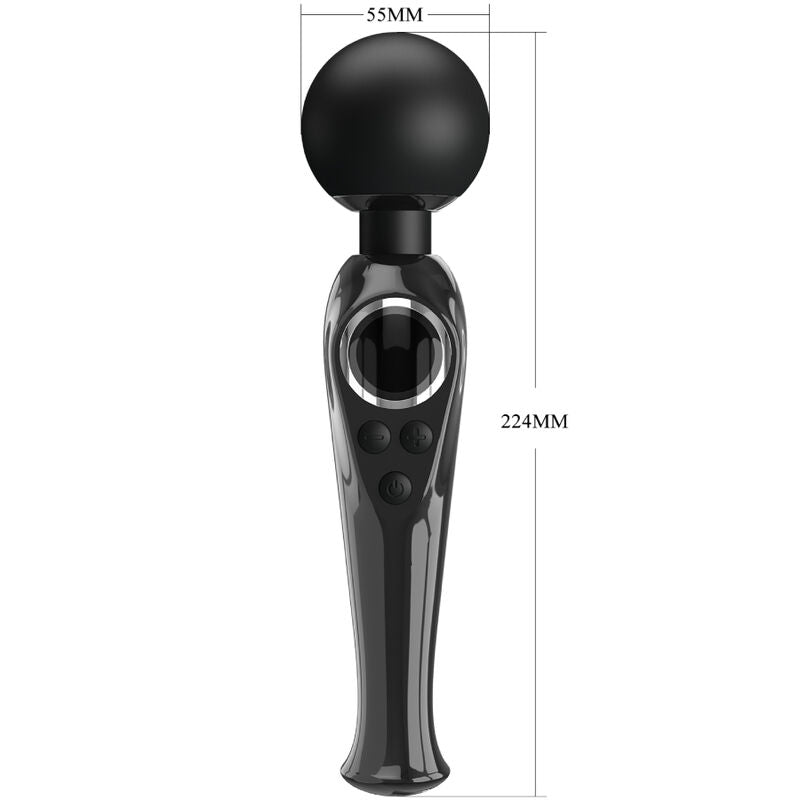 PRETTY LOVE - VIBRADOR SKYLER WAND PRETO