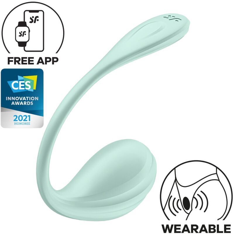 Satisfyer - Estimulador de Ponto G Smooth Petal Water Green Aplicativo Gratuito