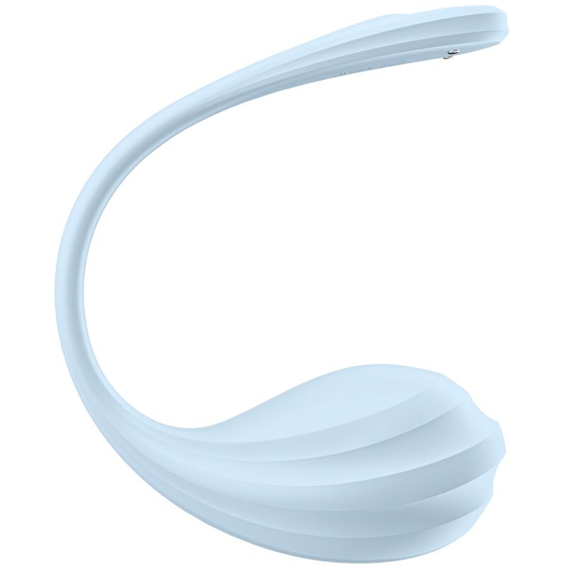 Satisfyer - Estimulador de Ponto G Smooth Petal Azul Céu Aplicativo Gratuito