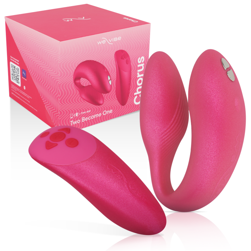 WE-VIBE - VIBRADOR CHORUS PARA CASAIS COM CONTROLE DE APERTO ROSA