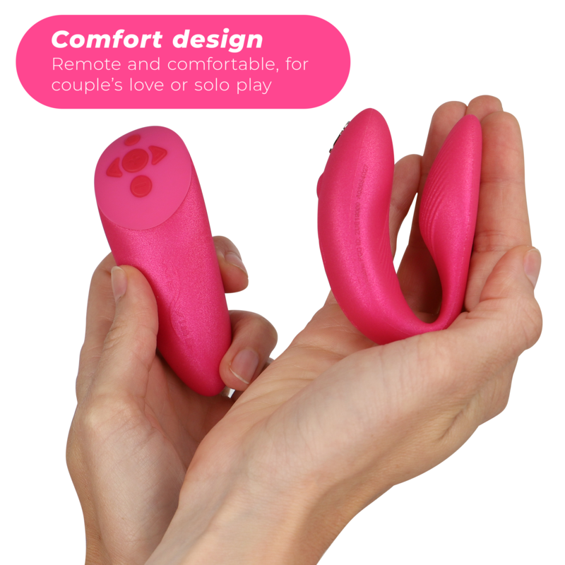 WE-VIBE - VIBRADOR CHORUS PARA CASAIS COM CONTROLE DE APERTO ROSA