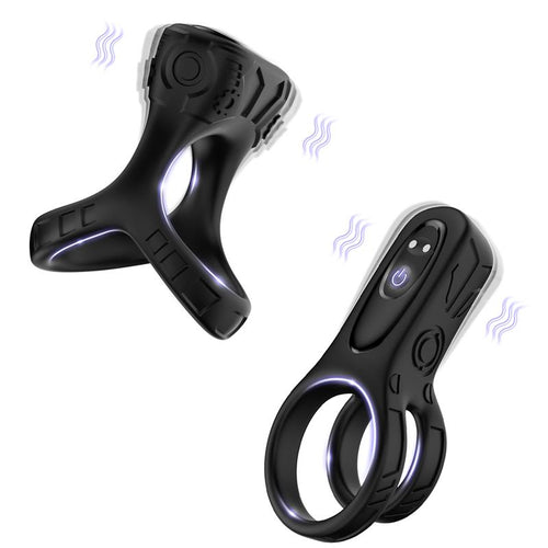 2 Piece Set Mecha Lock Essence Ring