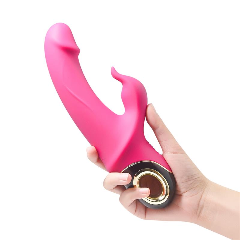 360º Rotation Rabbit vibrator Pink