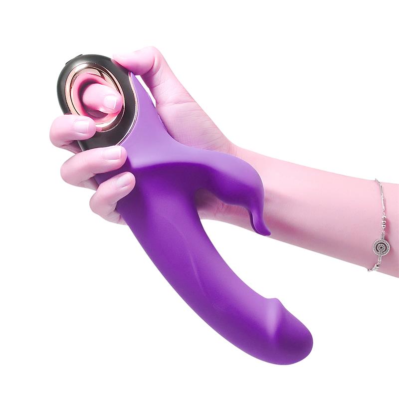 360º Rotation Rabbit Vibrator Purple