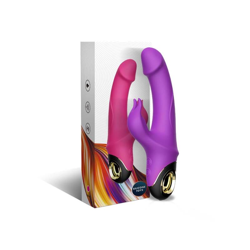 360º Rotation Rabbit Vibrator Purple