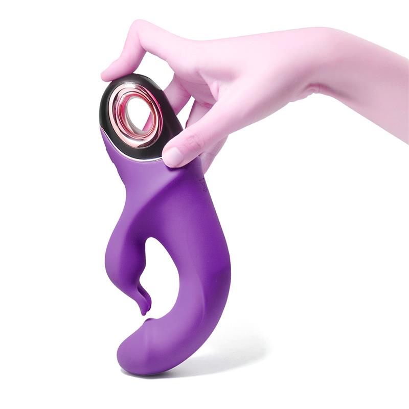 360º Rotation Rabbit Vibrator Purple