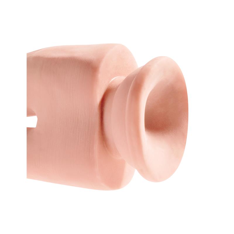 3D Triple Density and Double Penetration Dildo Plus 9.5 Flesh