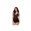 866-BAB-1 Babydoll and Thong L/XL