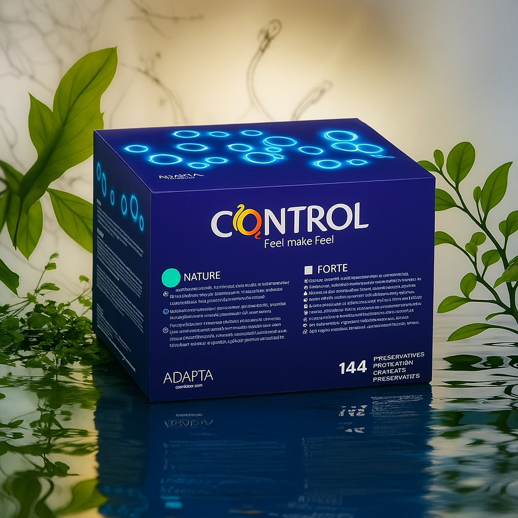 CONTROL CONDOMS - ADAPTA NATURE 12 UNITS