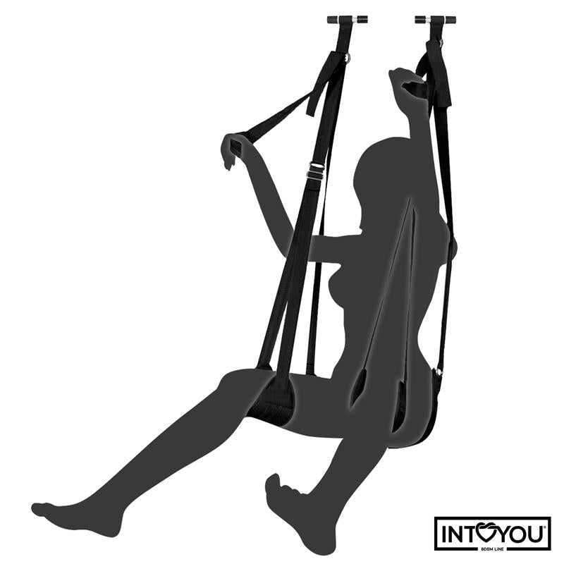 Adjustable Door Swing with Legs Support and Seat