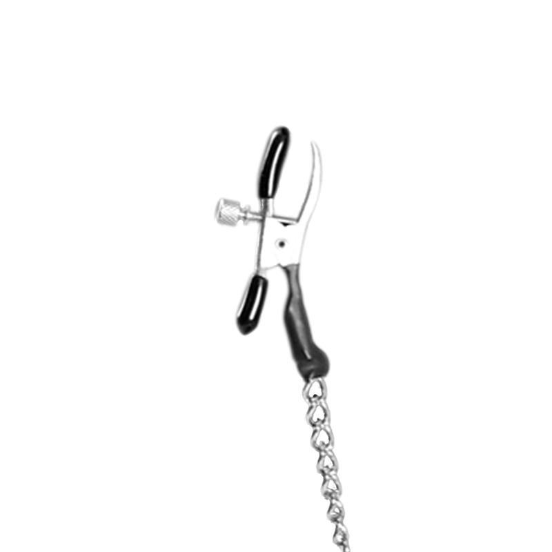 Alligator Nipple Clamps with Chain