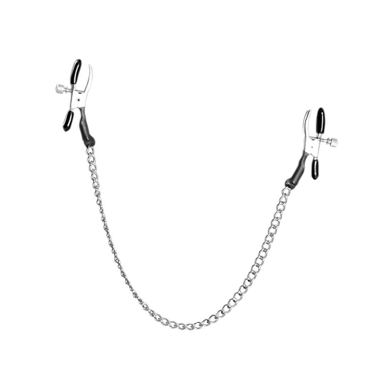 Alligator Nipple Clamps with Chain