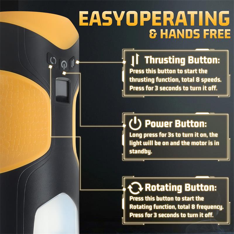Alston Thrusting and Rotating Masturbator