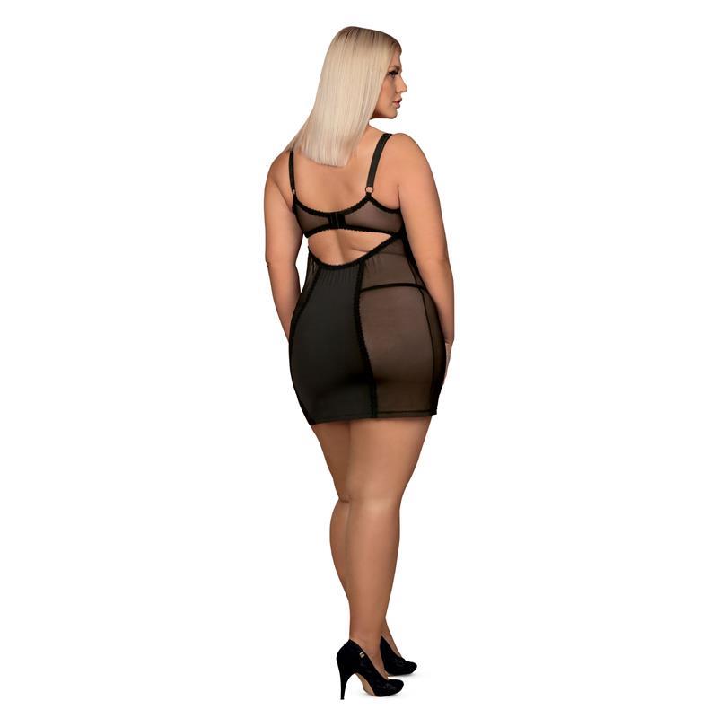Amallie Teddy With Sexy Thong - Black L/XL
