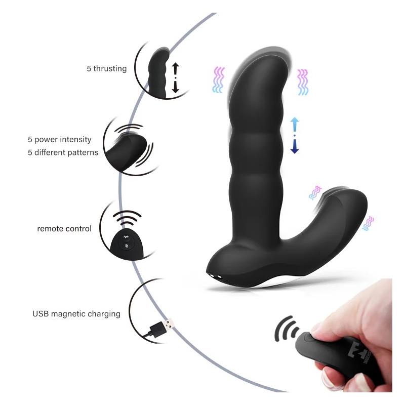 Ampex P-Spot Anal Massager with Thrusting