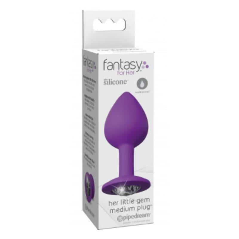 Anal Plug with Gem Size Medium