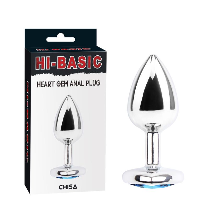 Anal Plug with Heart Gem