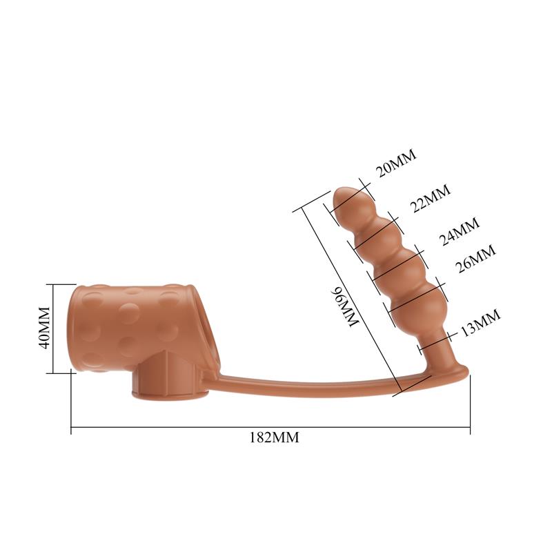 Anal Plug with Penis Sleeve