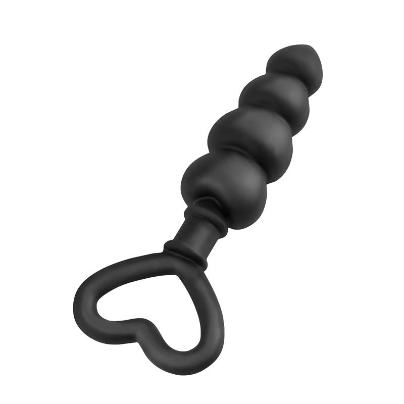 Anal Stimulator Beaded Luv Probe Black