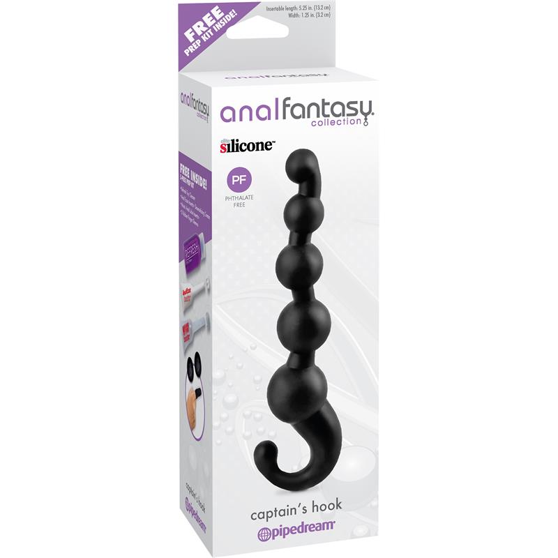 Anal Stimulator Captains Hook Black