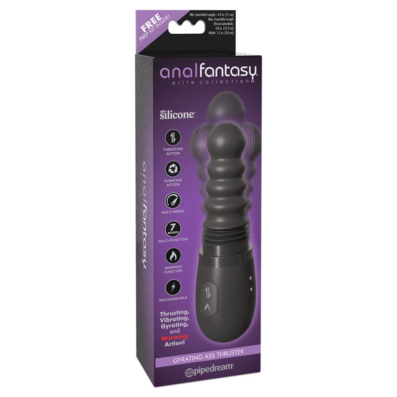 Anal Stimulator with Vibration, Rotation and Up and Down