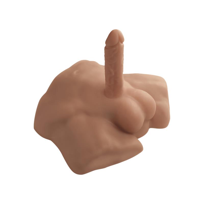 Apollo S Half Torso Liquid Silicone Caramel 7