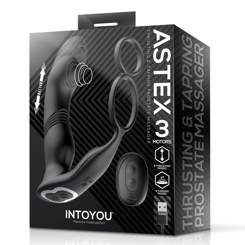 Astex Prostate Massager with Thrusting and Tapping