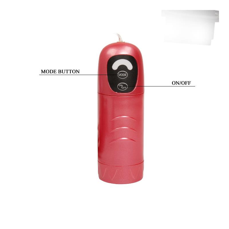 Baile Vibrating Strap-on with Dildo Pink  18 cm