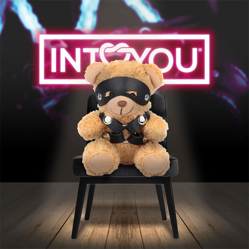 Bearly Keychain BDSM Teddy Bear with Chest Harness