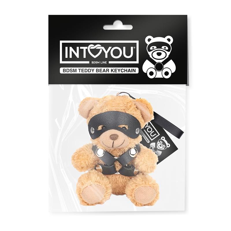 Bearly Keychain BDSM Teddy Bear with Chest Harness