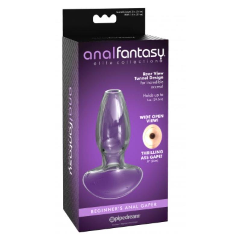 Beginners Butt Plug Anal Gaper Clear