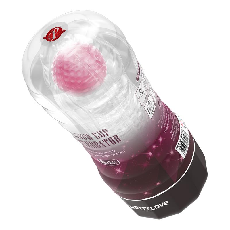 Black Hole Ball-Rolling Masturbator Cup Pink