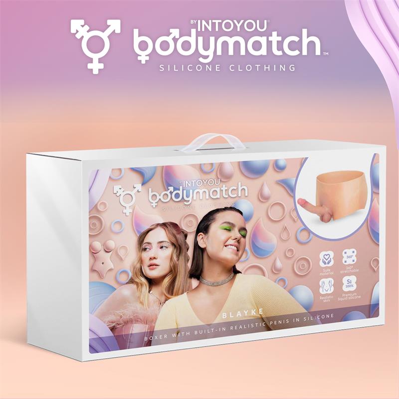 Blayke Boxer with 18 cm Built-in Penis Liquid Silicone One Size