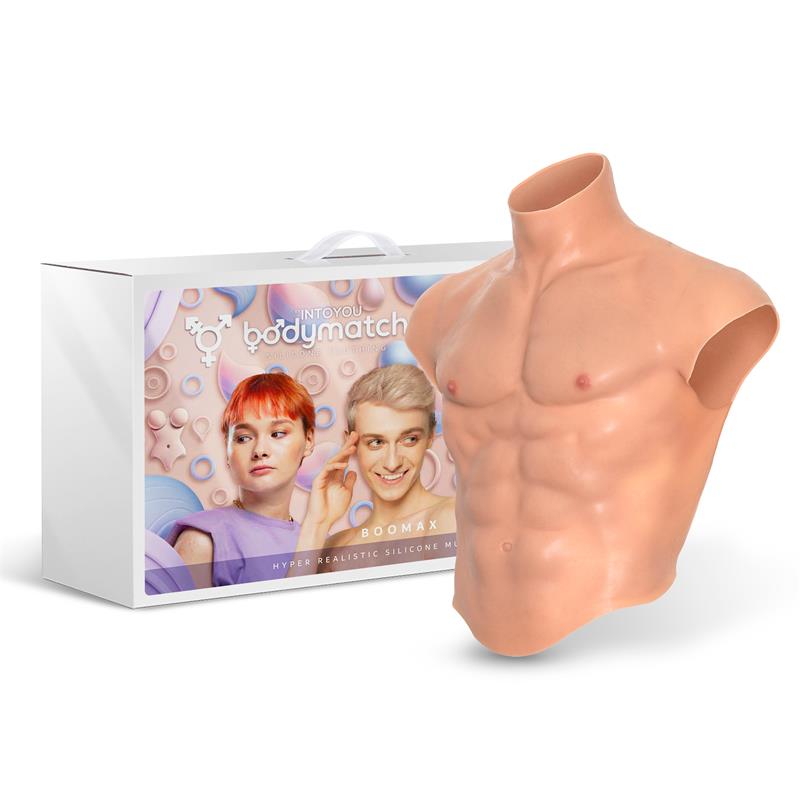 Boomax Hyper Realistic Muscle Suit Liquid Silicone Size L