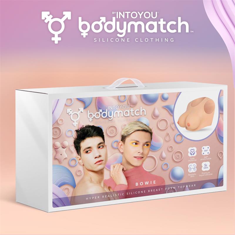 Bowie Realistic Breast Form Liquid Silicone C Cup