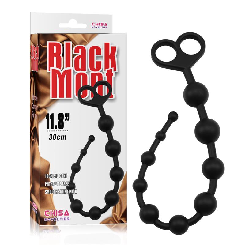 Boyfriend Beads 30.8 x 2.4 cm Silicone Black