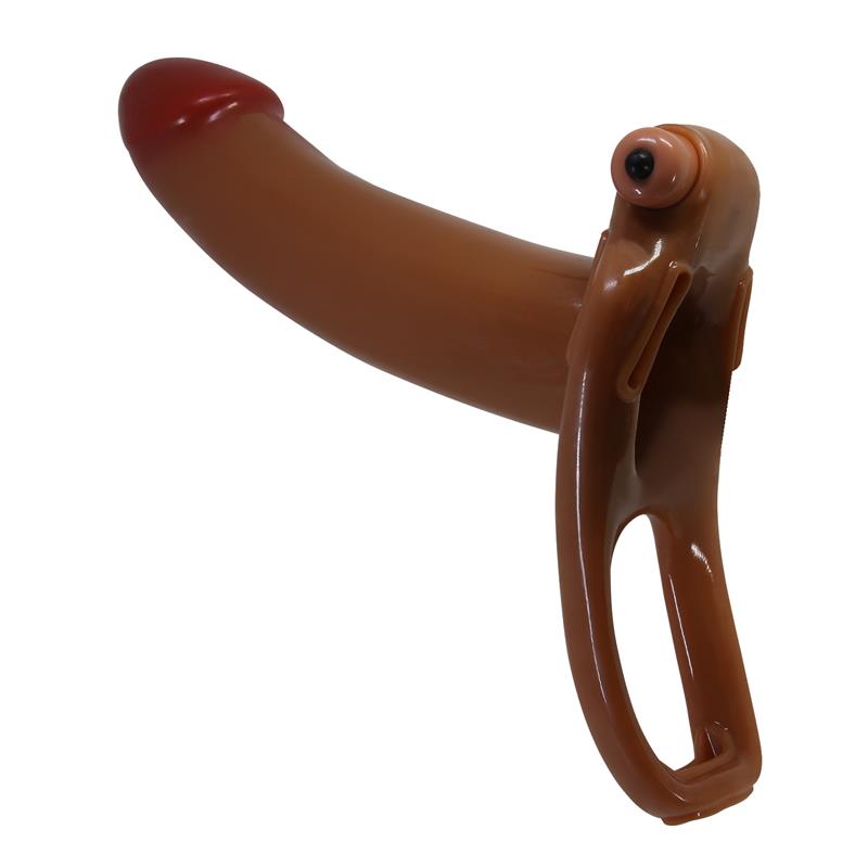 Bradden Universal Strap On with Vibrating Hollow Dildo 6.7