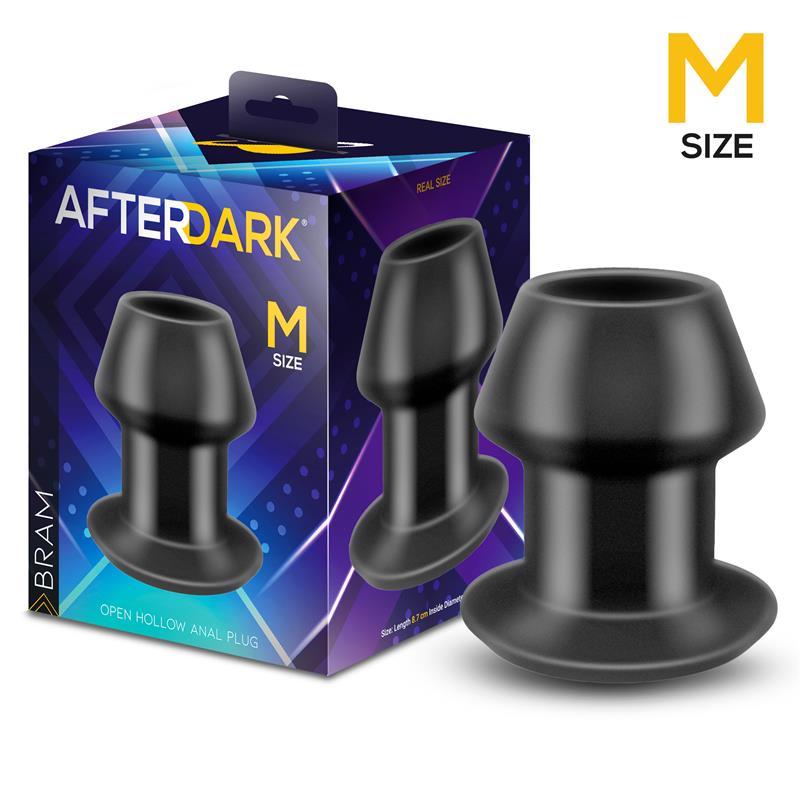 Bram Open Hollow Anal Plug Size M