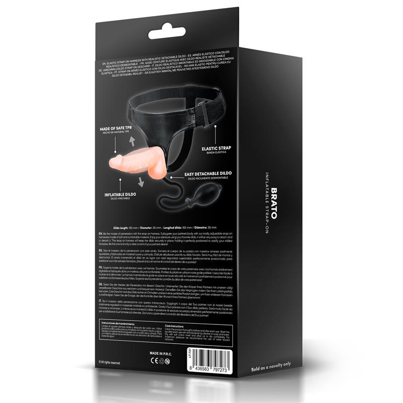 Brato Inflatable Strap-On Harness