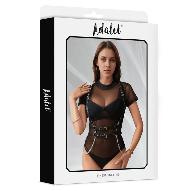 Brenda  Harness with Chain One size