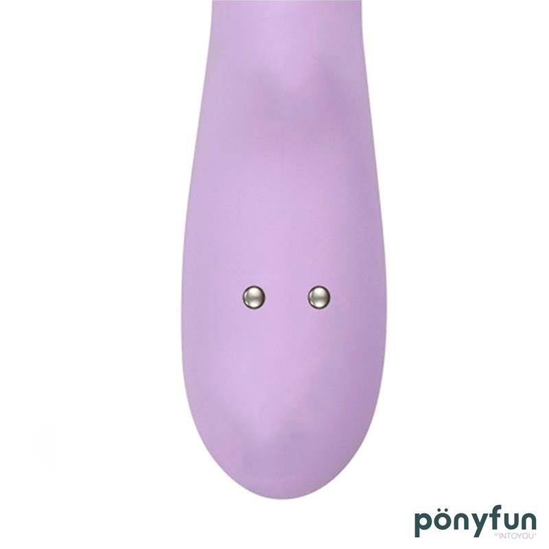Brightpurple Vibe y Rotator Double Motor 360º USB Silicone