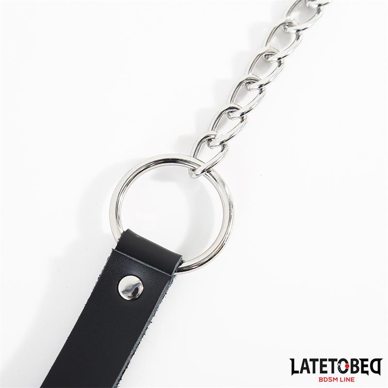 Buckle fastener Ring with Leash