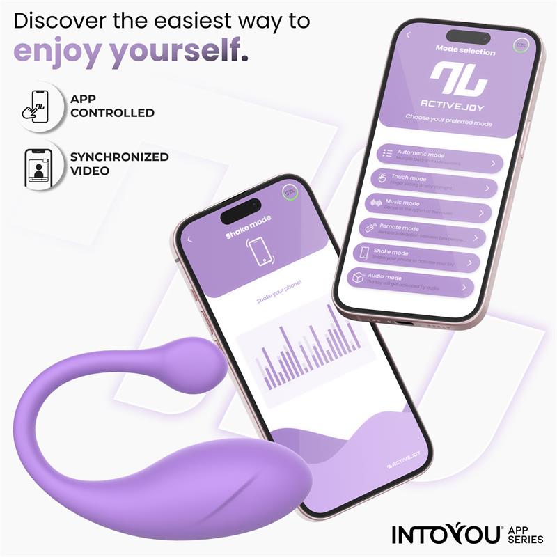 Bulby Egg Vibrator with App Lavander