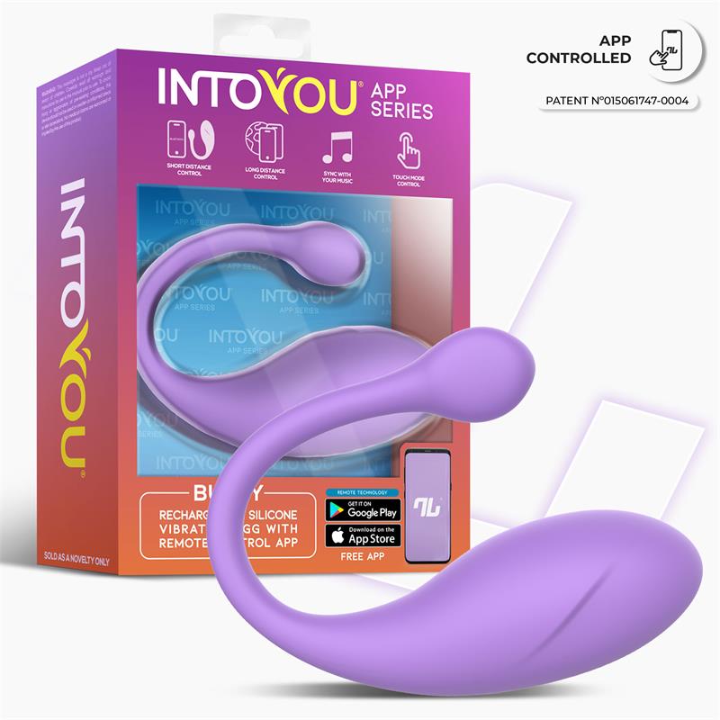 Bulby Egg Vibrator with App Lavander