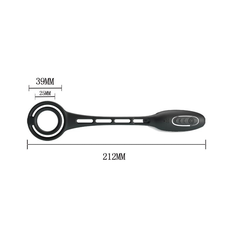 Butt Plug and Penis Ring with Vibration