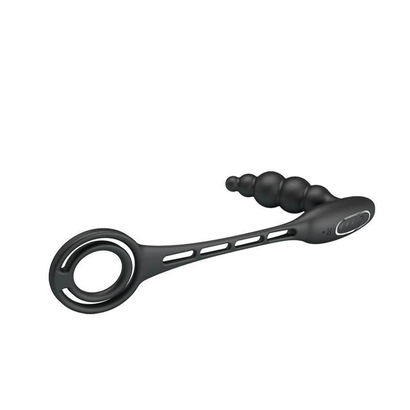 Butt Plug and Penis Ring with Vibration