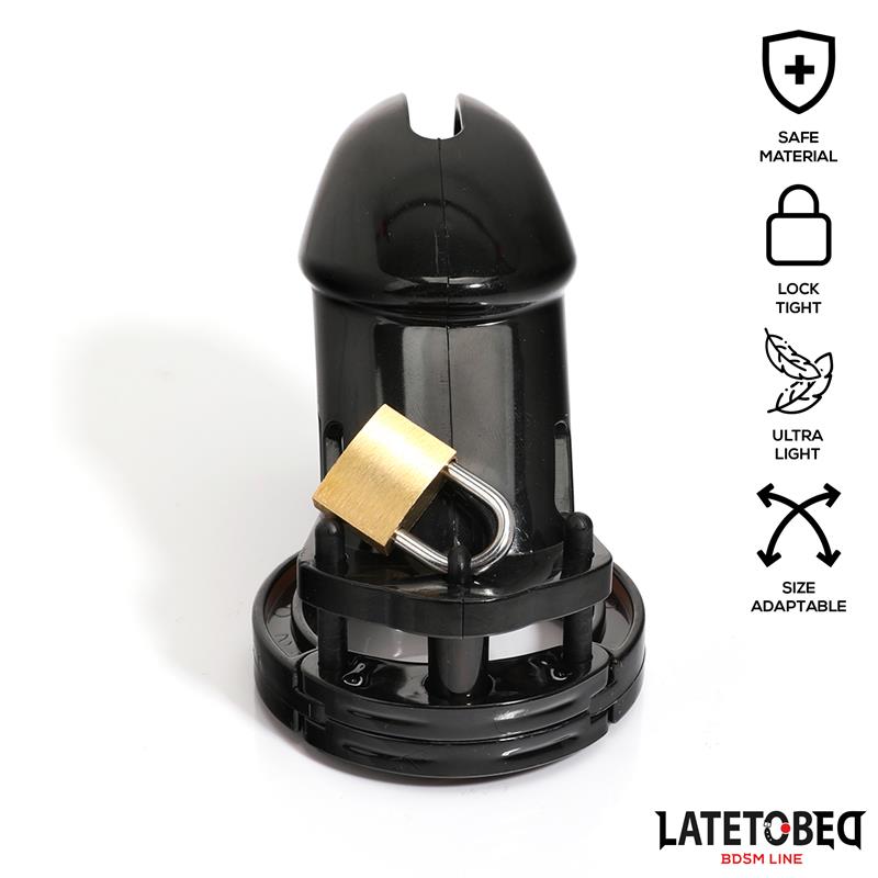 Chastity Penis Cage Long Black