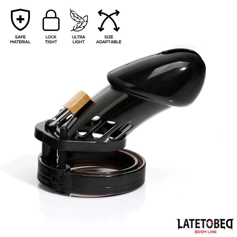 Chastity Penis Cage Long Black